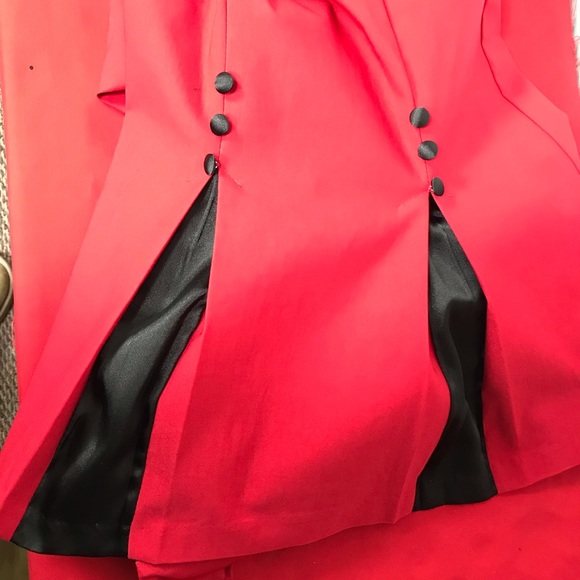 Stop Staring Red Wiggle Dress NWT Rockabilly - Picture 6 of 8